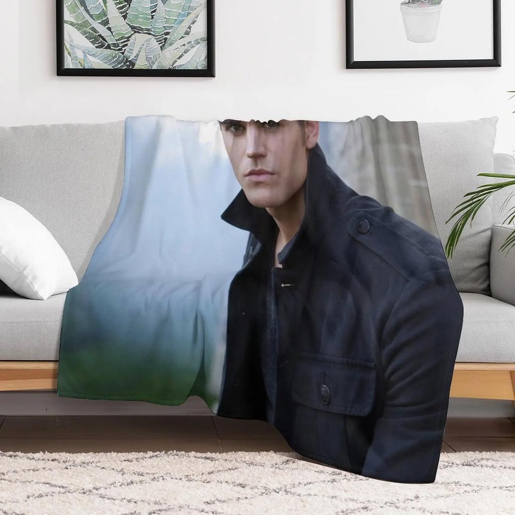 paul stefan Throw Blanket Decorative Beds Polar Soft Plush Plaid Nap Blankets