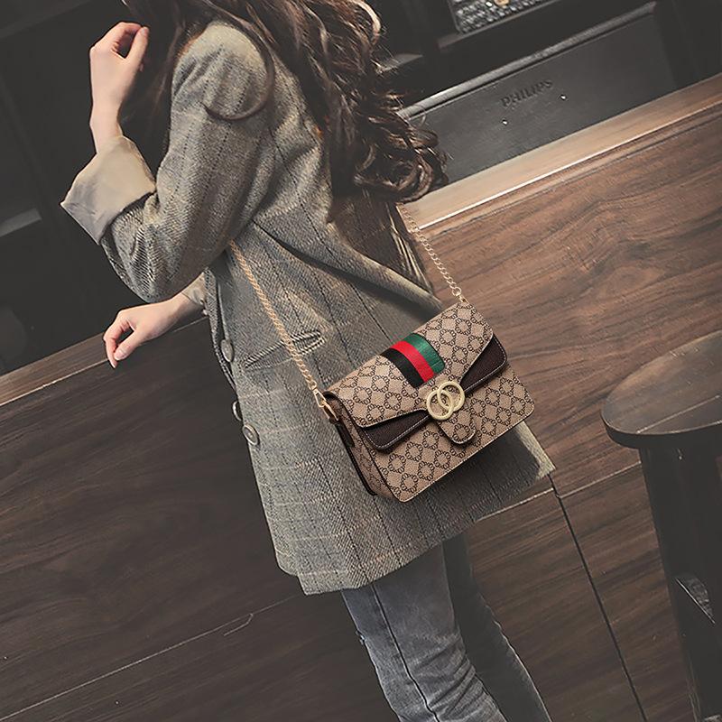 ins women's bag fashionable versatile small square bag spring and autumn women's shoulder bag messenger bag