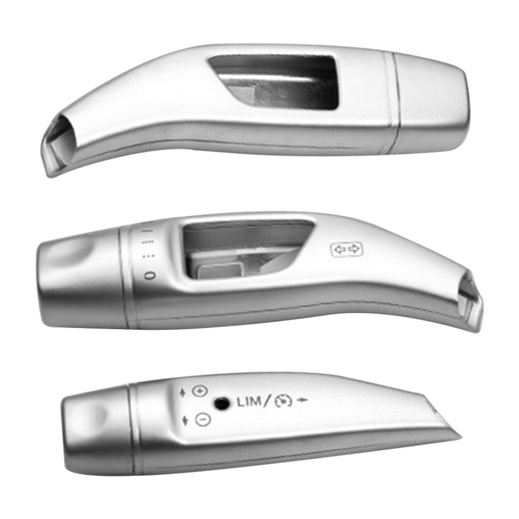 

fatto 3pcs Car Wiper Steering Lever Shift Lever Cruise Rod Cover for W204 W205 W212 W213 X156 X166 серебряный