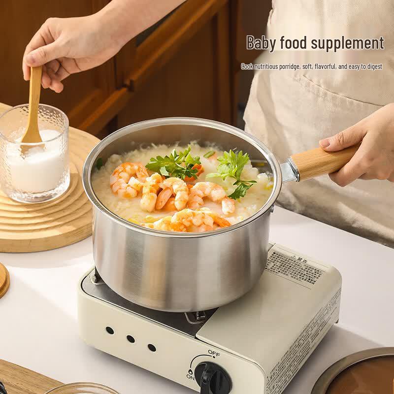 Wu Tuo 304 Stainless Steel Milk Pot & Fryer