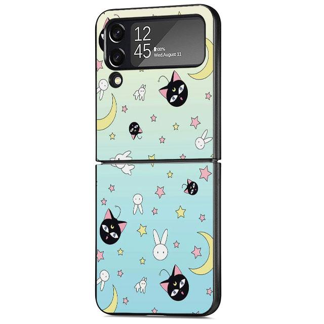 

Жесткий чехол для Samsung Galaxy Z Flip 4 ZFlip ZFlip3 Z Flip 3 5G zflip ZFlip4 Flip3, чехол с милой волшебной палочкой и Луной Samsung Z Flip4 5G