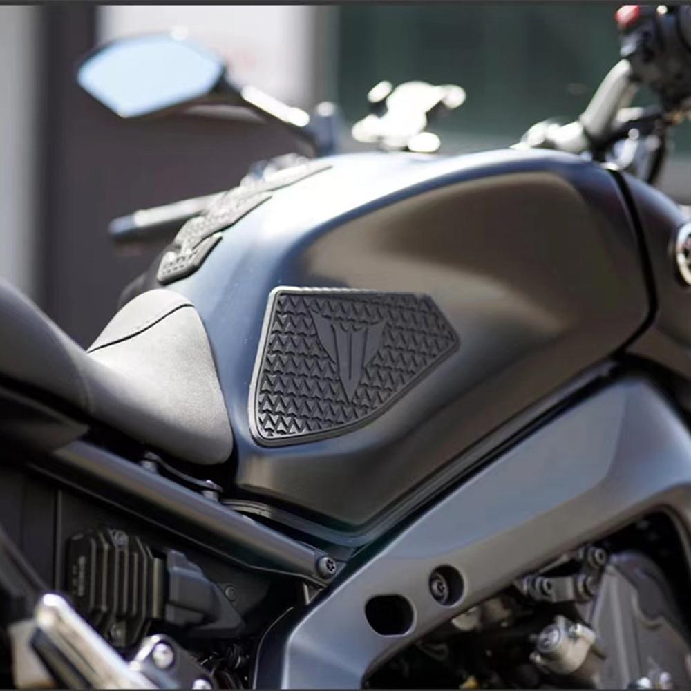 Motorcycle Non-slip Side Fuel Tank Stickers Waterproof Pad Rubber Sticker FOR YAMAHA MT07 MT-09 2022