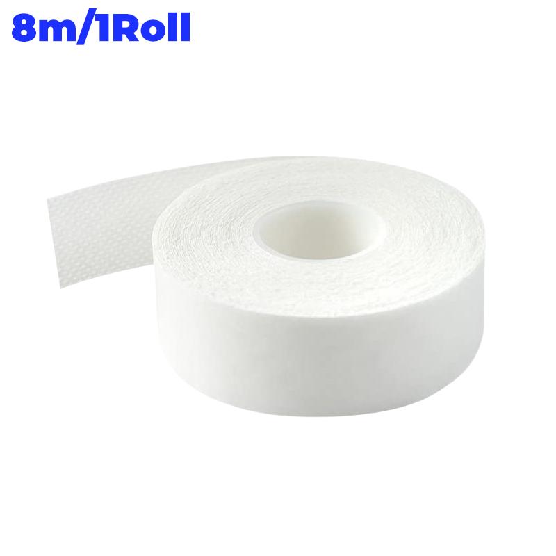 

8/80M Hat Shirt Collar Anti-dirty Grime Protector Fixing Sticker Self-adhesive Disposable Tape Rolled Sweat-absorbent Tape