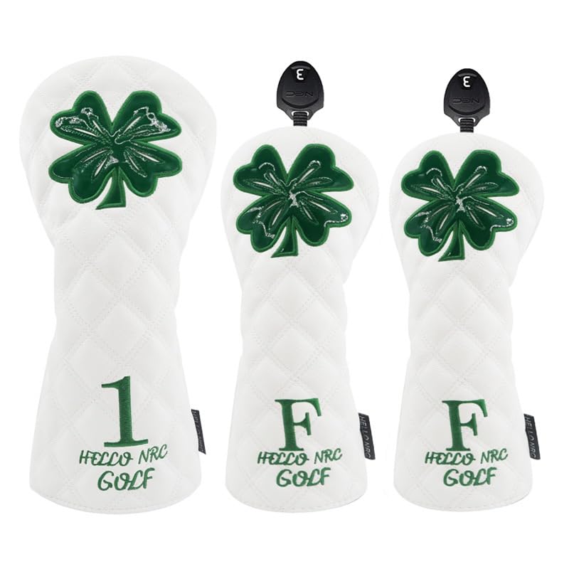 Golf Head Cover for Driver DR, Wood, FW, Utility UT