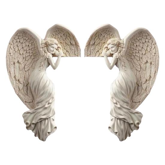 Angel Figure Resin Office Desk for Home Decorative Carving Ornament Angel Decoration Living