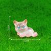 In the Dark Figurine Resin Miniature Ornament for Home Car Desk Decor Cute Little Lamb Statue