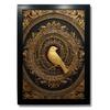 Golden Mandala Wall Art with Frame | Mandala Design Wall Décor Poster