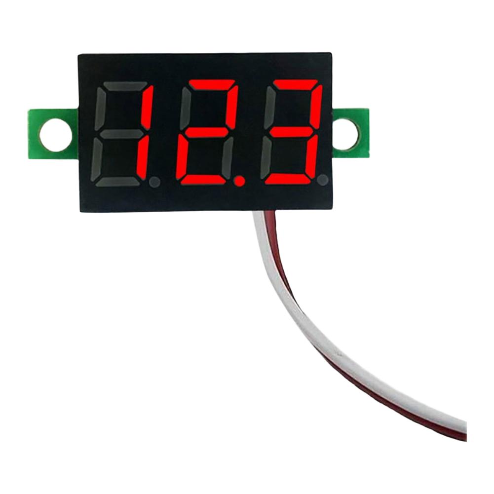 1pc 0.28-inch Digital DC Voltmeter With Digital Display Two-wire DC 5-30V For Electronic Applications Accessories