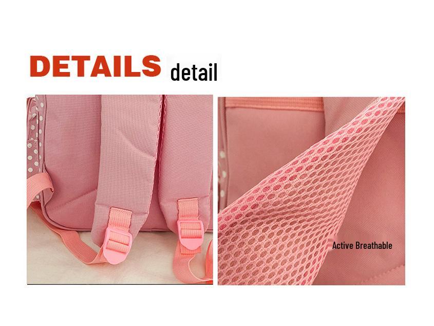 Japanese Soft Girl Cute Strawberry Embroidered Lace Backpack