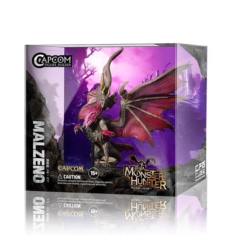 Monster Hunter CUBE Zinogre Amatsu Crimson Glow Valstrax Gore Magala MAGNAMALO Mizutsune Monster Dragon Figure Model Toys