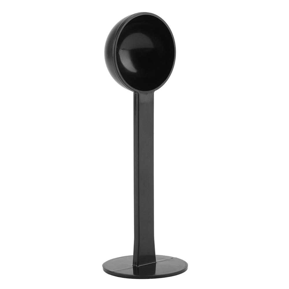 Integrated Tamper Coffee Bean Spoon Black Color Tamper Scoop Spoon For Coffee Grinding