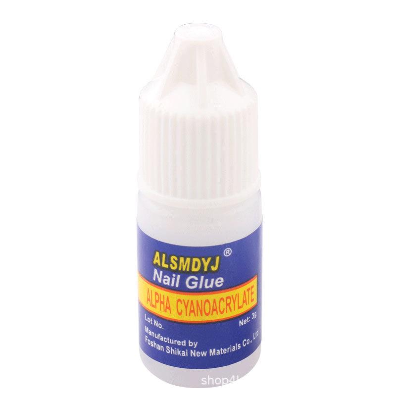 Quick-Dry Wearable Nail Glue - 3g, No Light Needed, Non-Whitening, for Nail Tips
