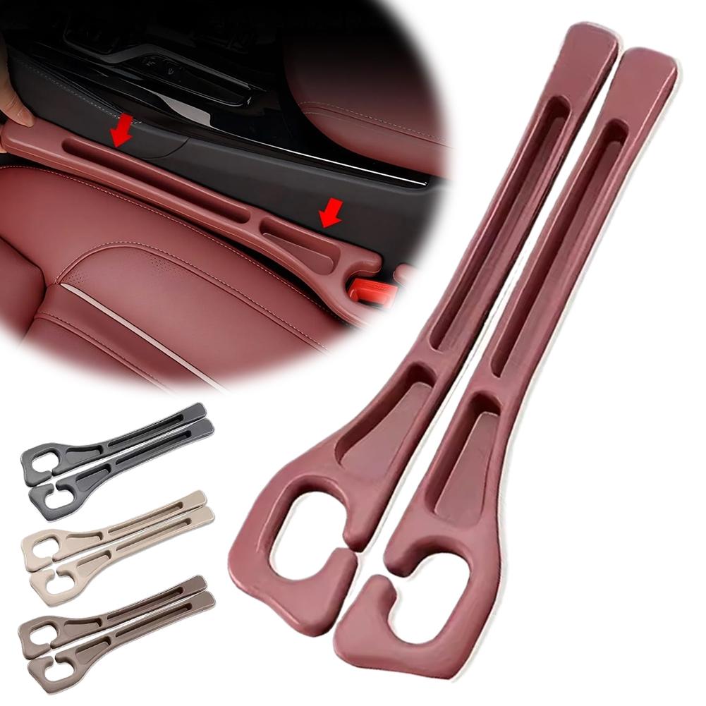 2Pcs Car Seat Gap Filler Organizer Universal Car Seat Gap Anti-leak Stopper Strip Slot Seat Gap Storage Organizer Accessories