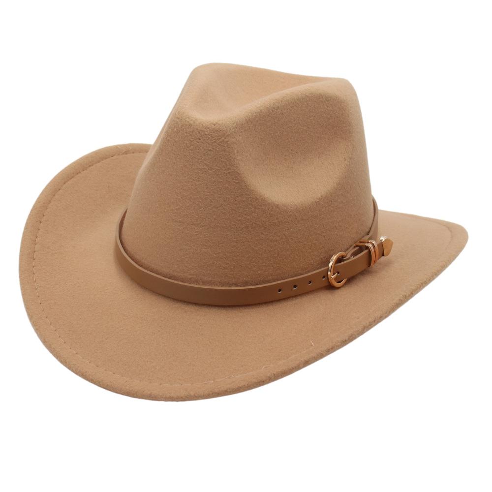 European, American And British Style Classic Love Belt Top Hat Autumn And Winter Woolen Hat Panama Jazz Hat Felt Hat