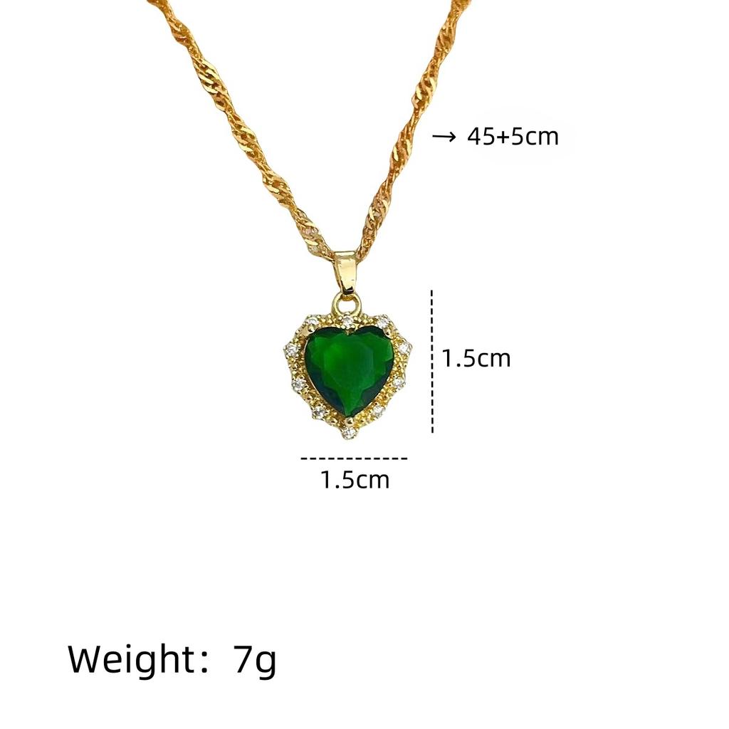 1pcs Fashion Female Simple Love Personality Collarbone Chain Accessories Small High Class Atmosphere Light Luxury Necklace Acces