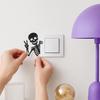 Funny Skeleton Switch Sticker Light Switch Decals Self Adhesive Wall Art Decor