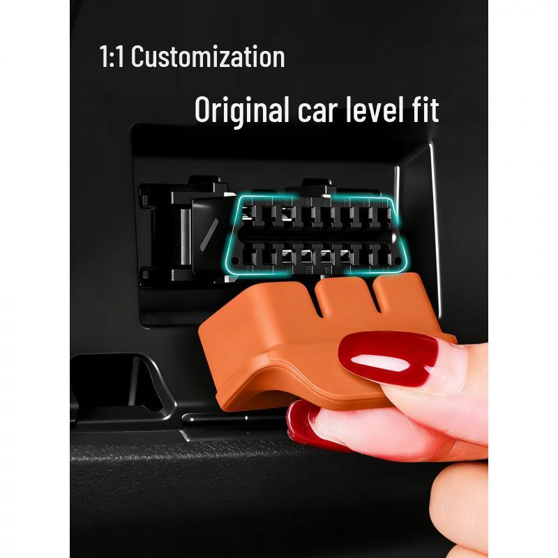 Honda OBD Interface Silicone Protective Cover - Waterproof & Dustproof for HR-V, Elysion, Binzhi