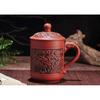 420ml Antieke draak en feniks mokken Paars klei Thee Mok Mok,Koffie Puerh Thee Mokken kantoor Beker Drinkgerei