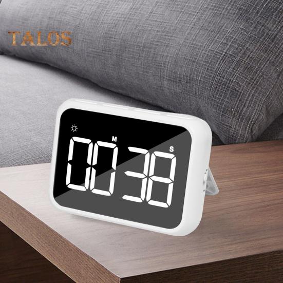 Velký časovač s nočním světlem Přenosné, bateriově napájené magnetické univerzální odpočítávací stopky pro vaření v učebně pečení