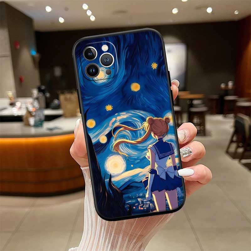 RE50 S-Sailors M-Moons Phone Case for Samsung Galaxy S20 S21 S22 Ultra FE + Plus A21S A22 A24 A25 A26 A30 A30S A31