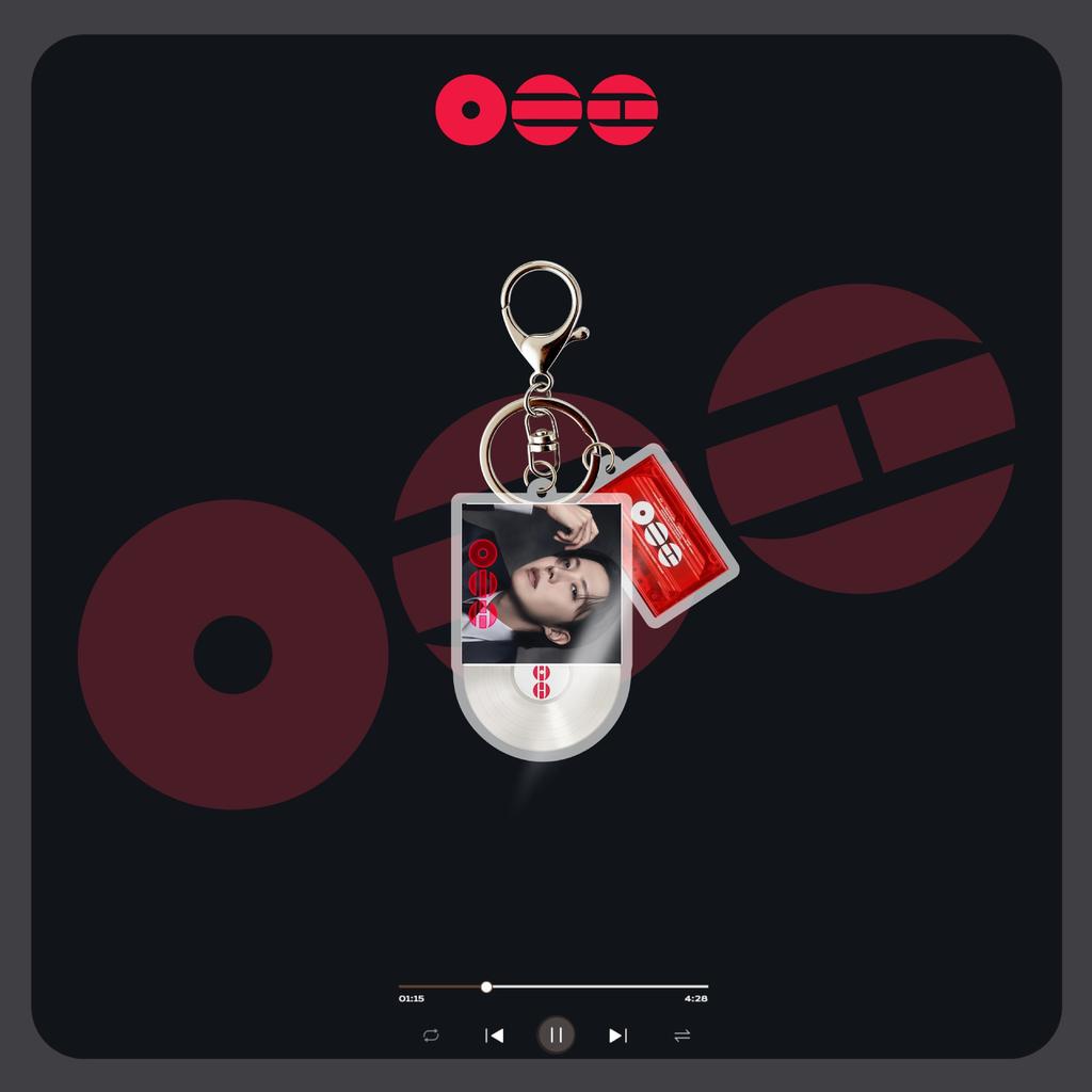 Llaveros de CD de BTS, Colgantes para Bolsos para Miembros Individuales y el Grupo Completo, Decoraciones para Ropa, Merchandising de Celebridades
