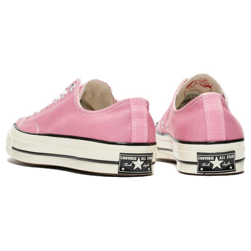 Converse 1970s Allsta Comfortable and Stylish Wear-Resistant Breathable Lightweight Low-Top Canvas Shoes Unisex Pink Ivory