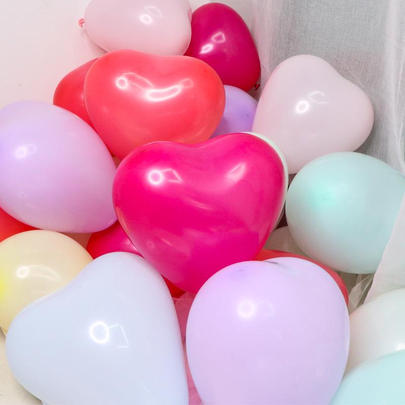 Double-Layer Thickened Red Wedding Balloons for Engagement and Room Decoration