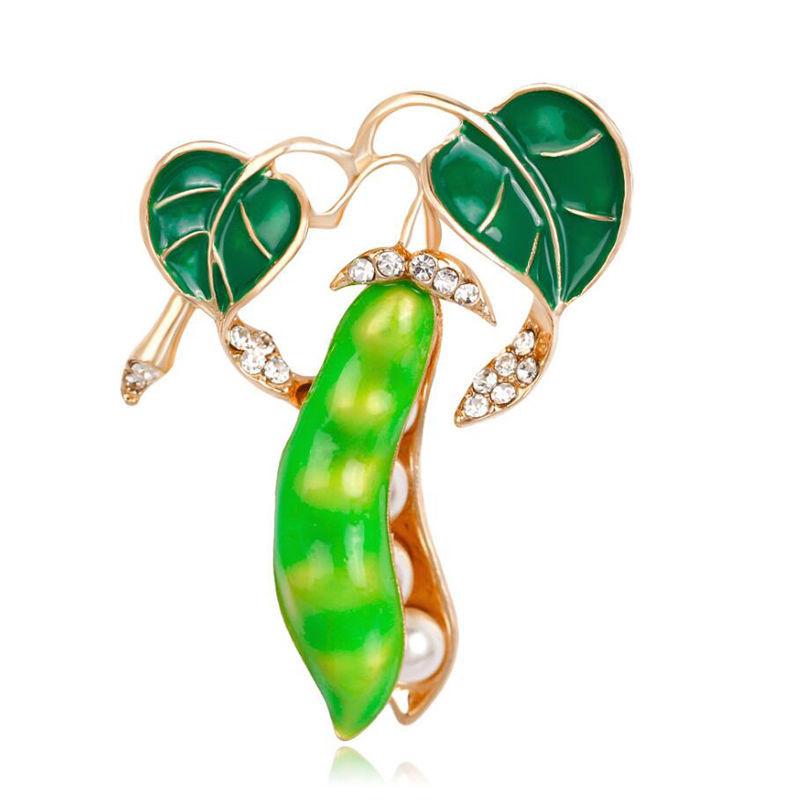 

Креативная брошь из сплава Креативные аксессуары Значок One Size зелёный