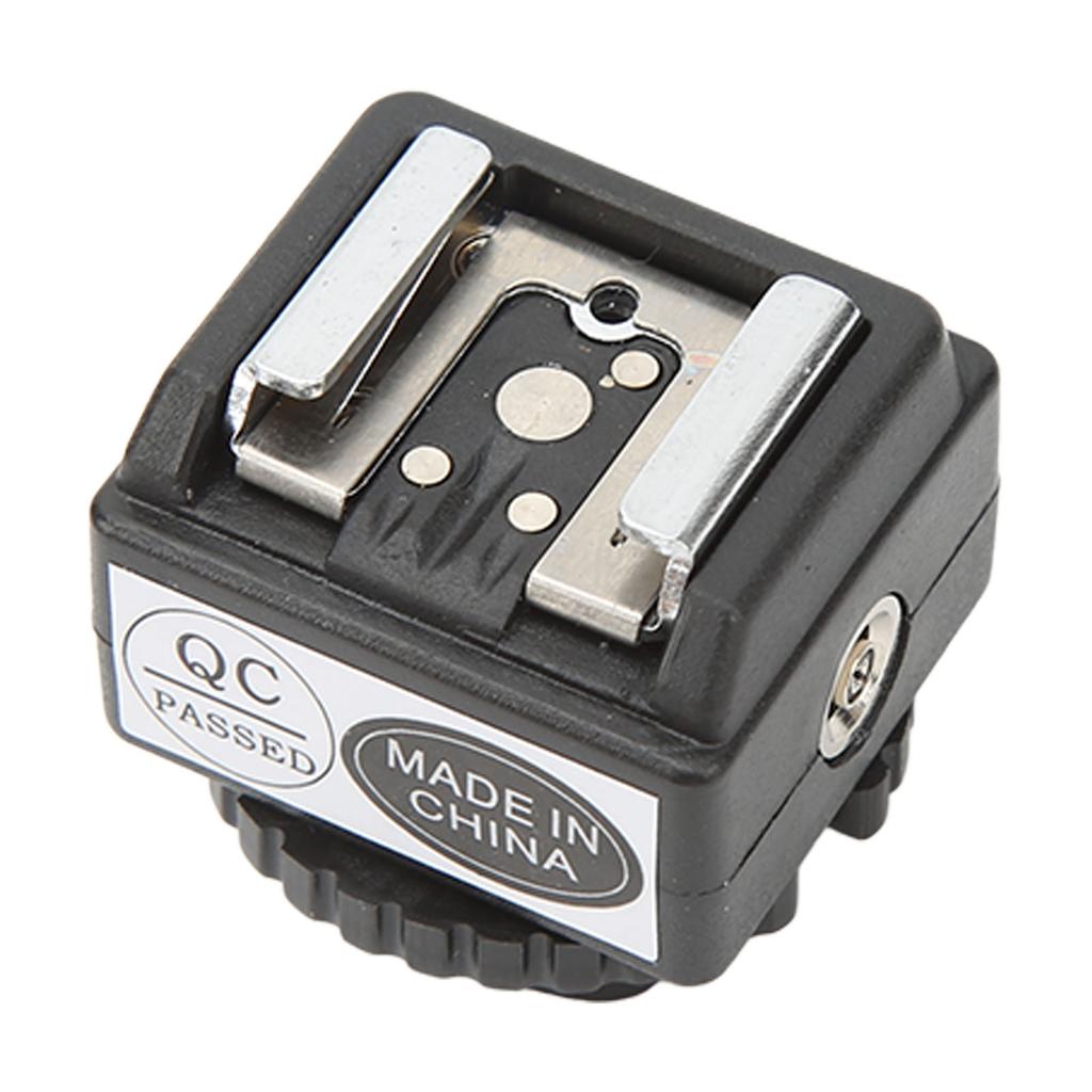 C N2 Flash Hot Shoe Mount Adapter for Nikon Flash To Camera Hot Shoe Converter with PC Sync Port