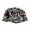 Men's Trendy Red Retro Skull Punk Belt Buckle