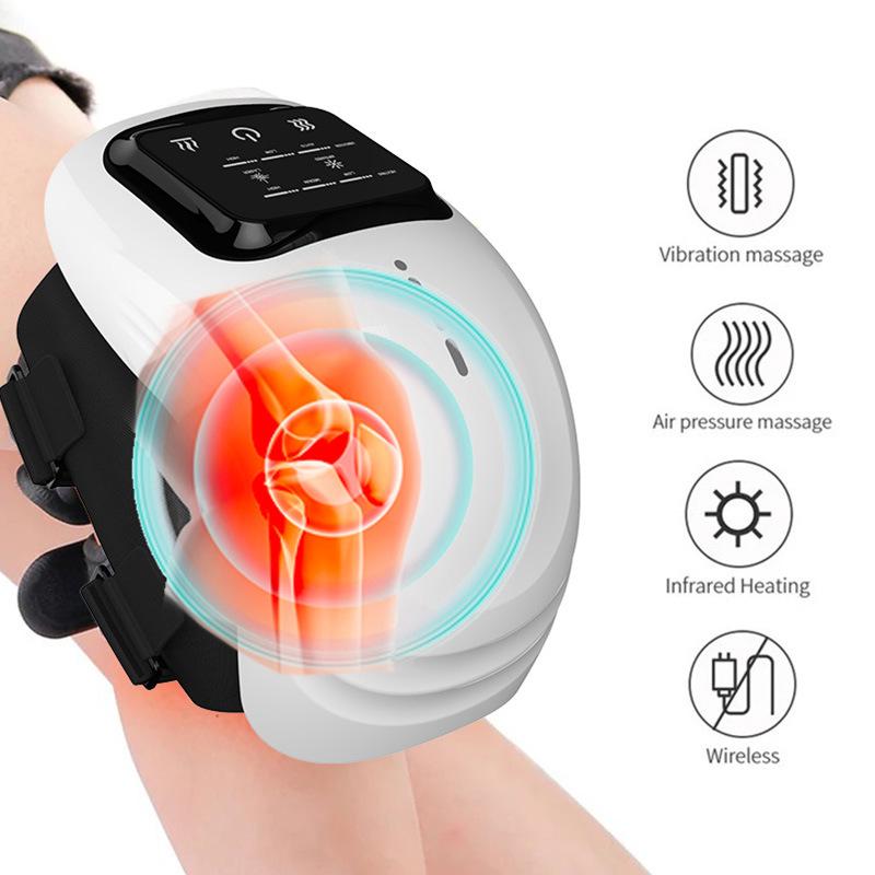 Heated Knee Massager with Vibration Therapy for Joint Relief