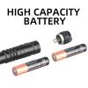 Flashlight Pen Holder Mini Waterproof and Convenient LED Aluminum Alloy UV395nm Purple Light Pen Light No. 7 AAA Dry Battery Light
