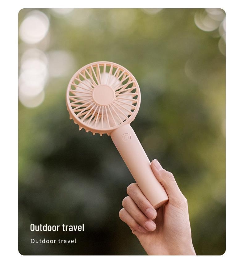 2025 Mini USB Portable Silent Handheld Fan for Office & Students - Free Logo Gift