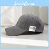 Baseballkappe mit gesticktem Buchstaben und breiter Krempe für lässige Streetwear-Mode