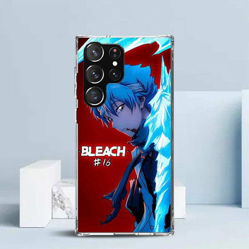 Hitsugaya Toushirou Bleach Phone Case For Samsung Galaxy S24 S25 Edge S26 Ultra S22 S23 Plus S21 + S20 FE Soft TPU Back Cover Ga