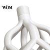 Shower Head Head, 3D Printed Hollow Woven Rainfall Sprayer, Clog-Free Self Cleaning Easy Clean Installation Bathroom Accessory Full Body