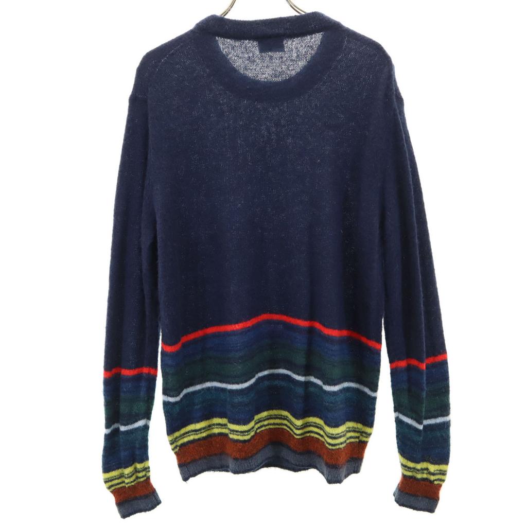 PS Paul Smith Long Sleeve Sweater L Navy System Knit Men's Used