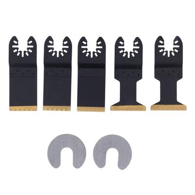 5Pcs Oscillating Blades Universal Professional Ti Plated Saw Tools Set for Metal Cutting