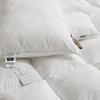 Down-Filled Pillow №15-02 White — 90% Down, 10% Feather, Fill Power 600, Medium.