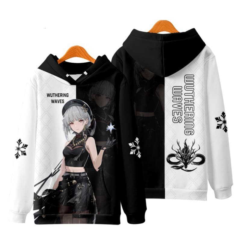 Herren Kapuzenpullover mit trendigen Prints, geeignet für den täglichen Gebrauch im Frühling und Herbst.