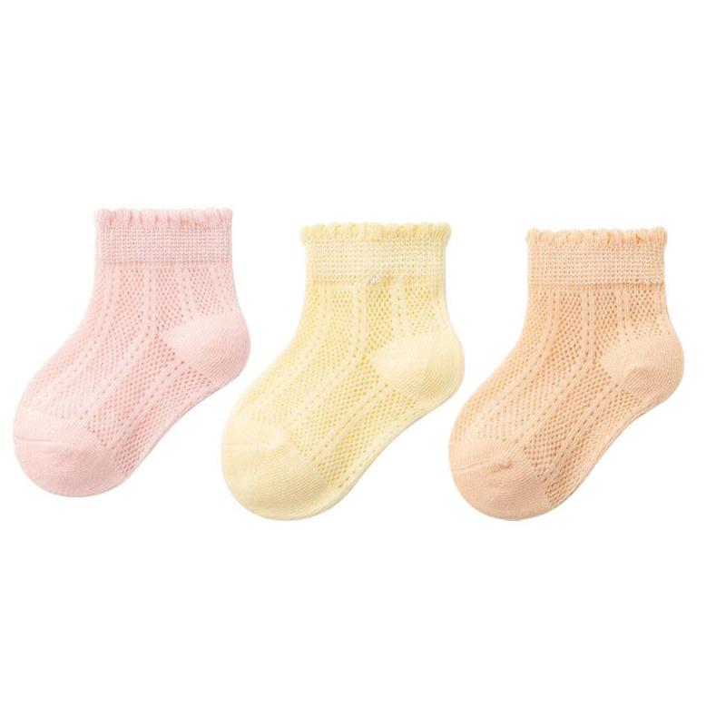 3Pair/lot New Summer Thin Boys and Girls Baby Socks