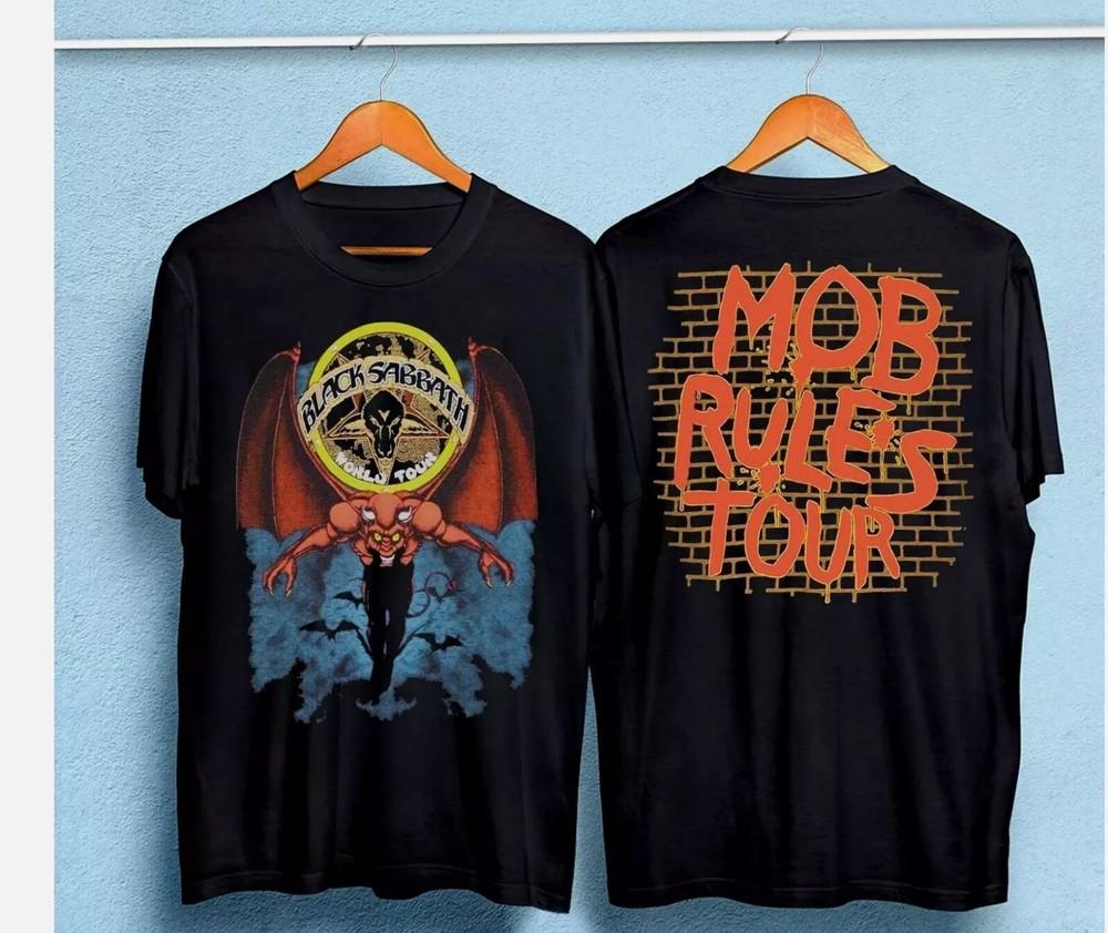 Vintage 1981 Black Sabbath Mob Rules Tour T-Shirt, All Size