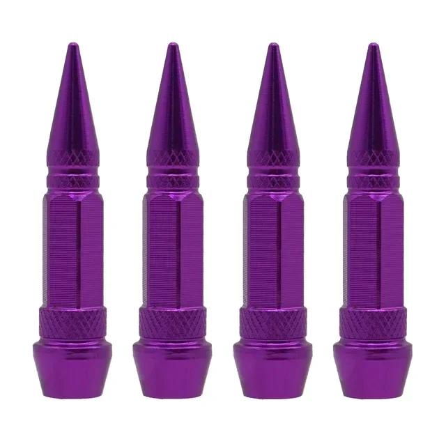 Car Bullet Valve Caps Car Motorcycle Wheel Tire Valve Caps Dustproof Cover 45/60mm Spiked Valve Caps Auto Exterior Accessories