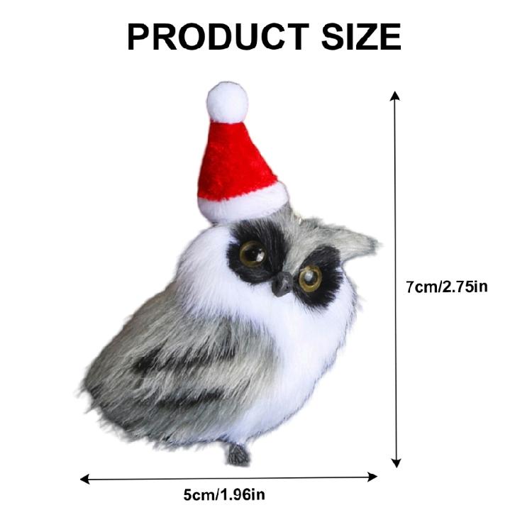 Distinctive Owl Tree Pendants White Christmas Owl Hanging Decorations Lovely Festival Hangings Home Accent