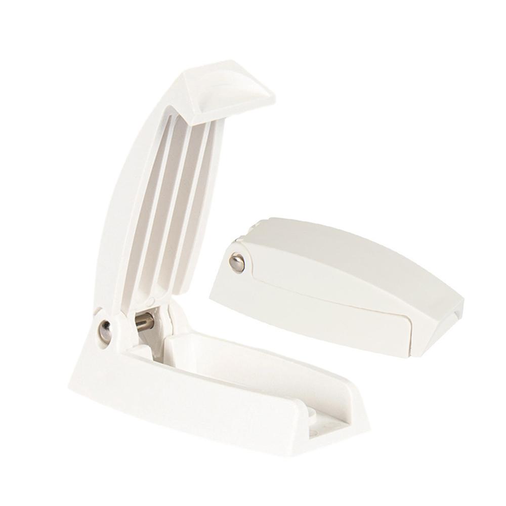 Motorhome Caravan Door Catch Holder Latch For Truck Van Travel Baggage Rv Camper Accessories Trailer White ABS Auto Styling