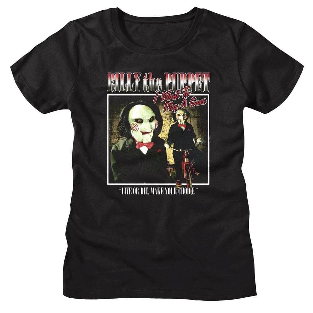 SAW Billy the Puppet Women s T Shirt XXXL