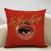 Doja Cat Album Cushion Cover Household Decoration Linen Sofa Cushion Cover: Skin-Friendly & Breathable with Invisible Zipper