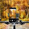 Bicycle Motorcycle Phone Holder Adjustable Anti Slip Silicone Rotatable Waterproof Universal Phone Stand