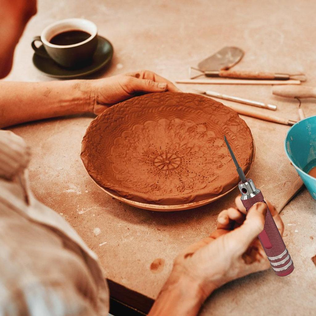 Model Scriber with 9 Blades for Modeling Hobby Resin Carved Scribe Line Cutting Tool Chisel with Storage Case