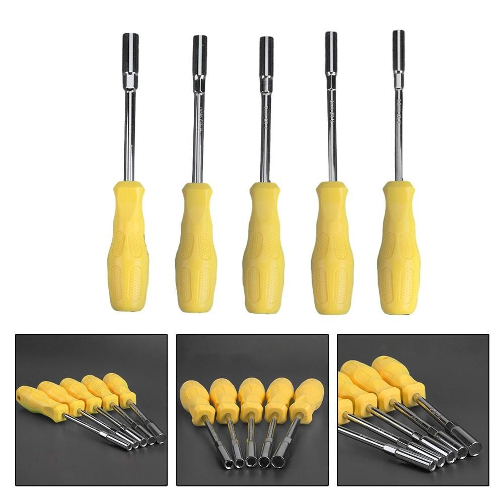 5.5 To10mm Socket Screwdriver Anti Slip Handle Chromium Vanadium Steel